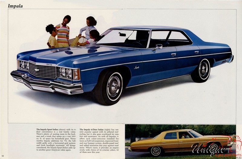 1974 Chevrolet Full-Size Brochure Page 4